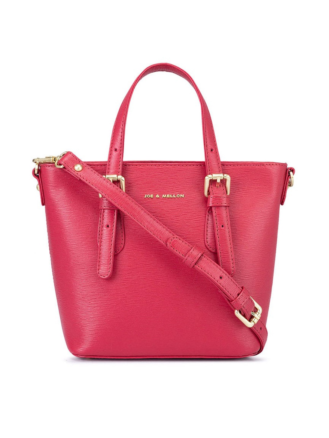 

Joe & Mellon Structured Leather Handheld Bag, Pink