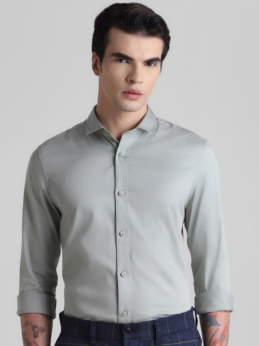 

Jack & Jones Opaque Slim Fit Casual Shirt, Grey
