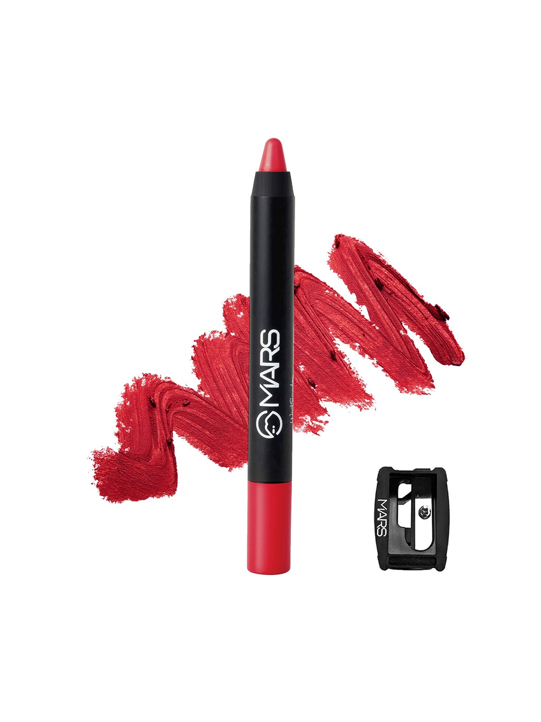 

MARS Won't Budge Won't Smudge Lip Crayon Lipstick With Sharpner - 3.5gm -I Love Myself 01, Red