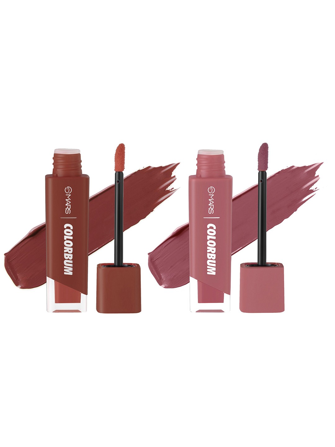 

MARS Colorbum Set Of 2 Liquid Matte Lipstick- 5.5ml Each-Singaporian Sangria 04-Jaipuri 13, Multi
