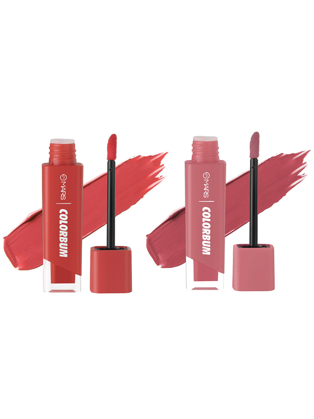 

MARS Colorbum Set Of 2 Smudge Free Liquid Matte Lipstick -5.5ml Each Crimson Chennai-Pink, Multi