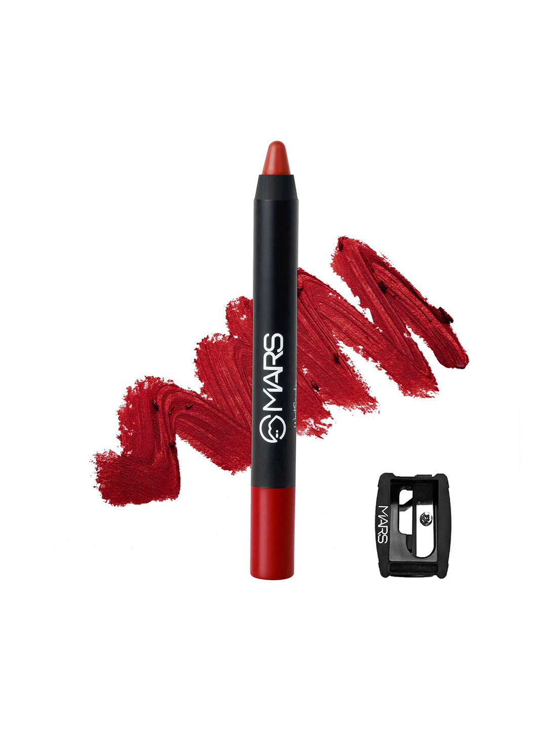 

MARS Non Transfer Lip Crayon Lipstick With Sharpner - 3.5 Gm - I Am Strong02, Red