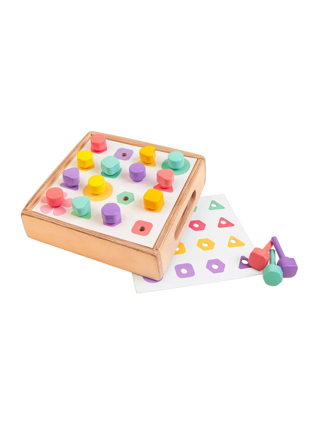 

Curious Cub Kids Montessori Box Toys, White