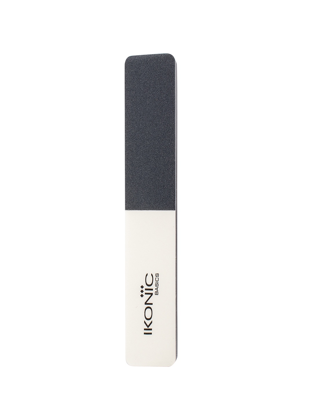 

Ikonic Basics IKB -721K Rectangular 3 Way Long Nail Buffer - White & Grey
