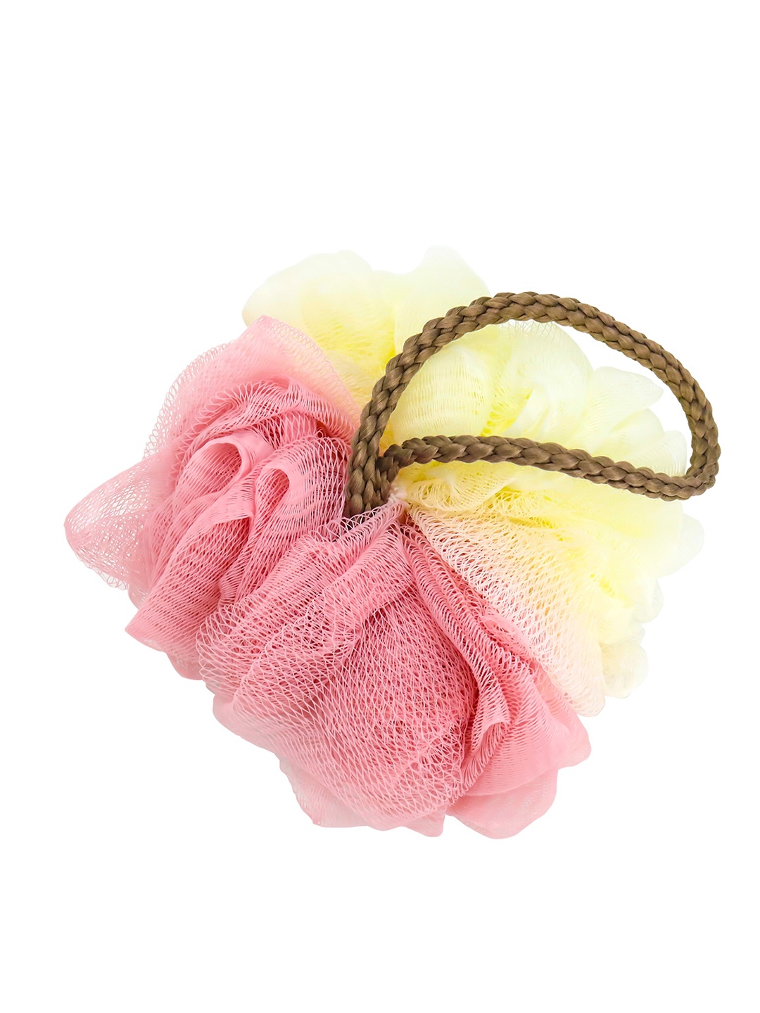 

Ikonic Basics IKB -704C Bath Loofah - Pink & Yellow