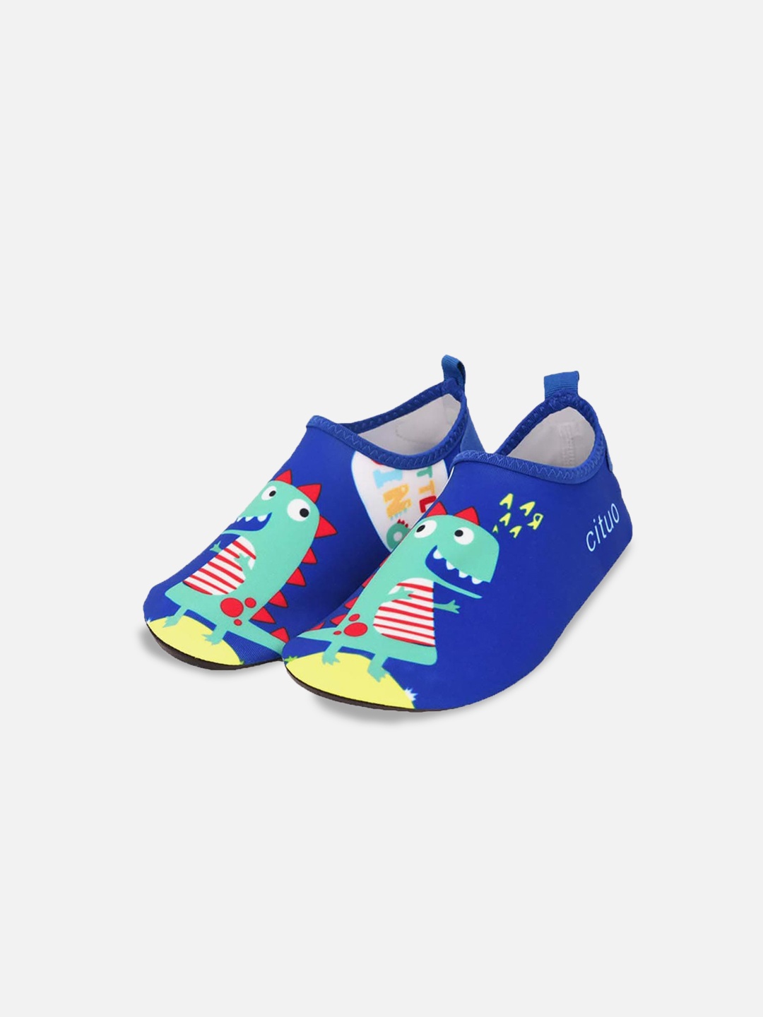 

Little Surprise Box LLP Kids Dino Printed Non-Slip Casual Shoes, Blue