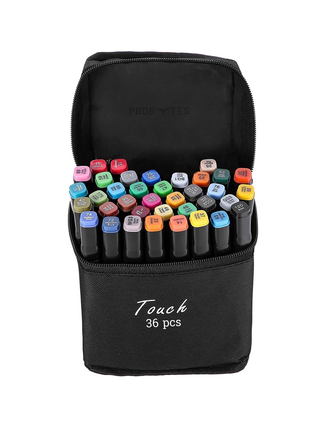 

Alexvyan 36-Pcs Non Toxic Double Head Art Marker, Red