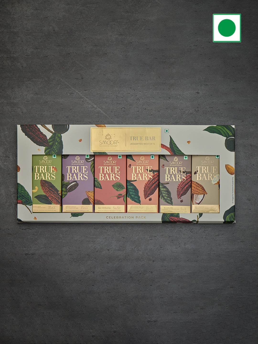 

SMOOR True Bar Chocolate 6 Pcs, Cream