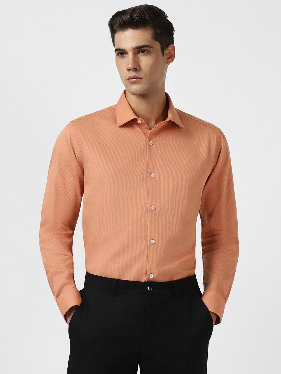 

Van Heusen Pure Cotton Formal Shirt, Peach