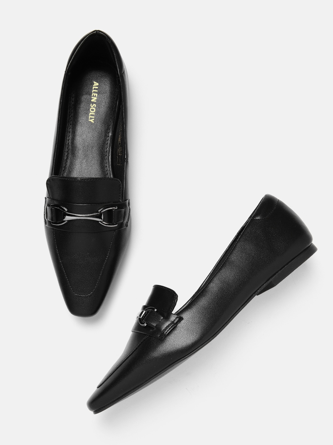 

Allen Solly Women Horsebit Loafers, Black