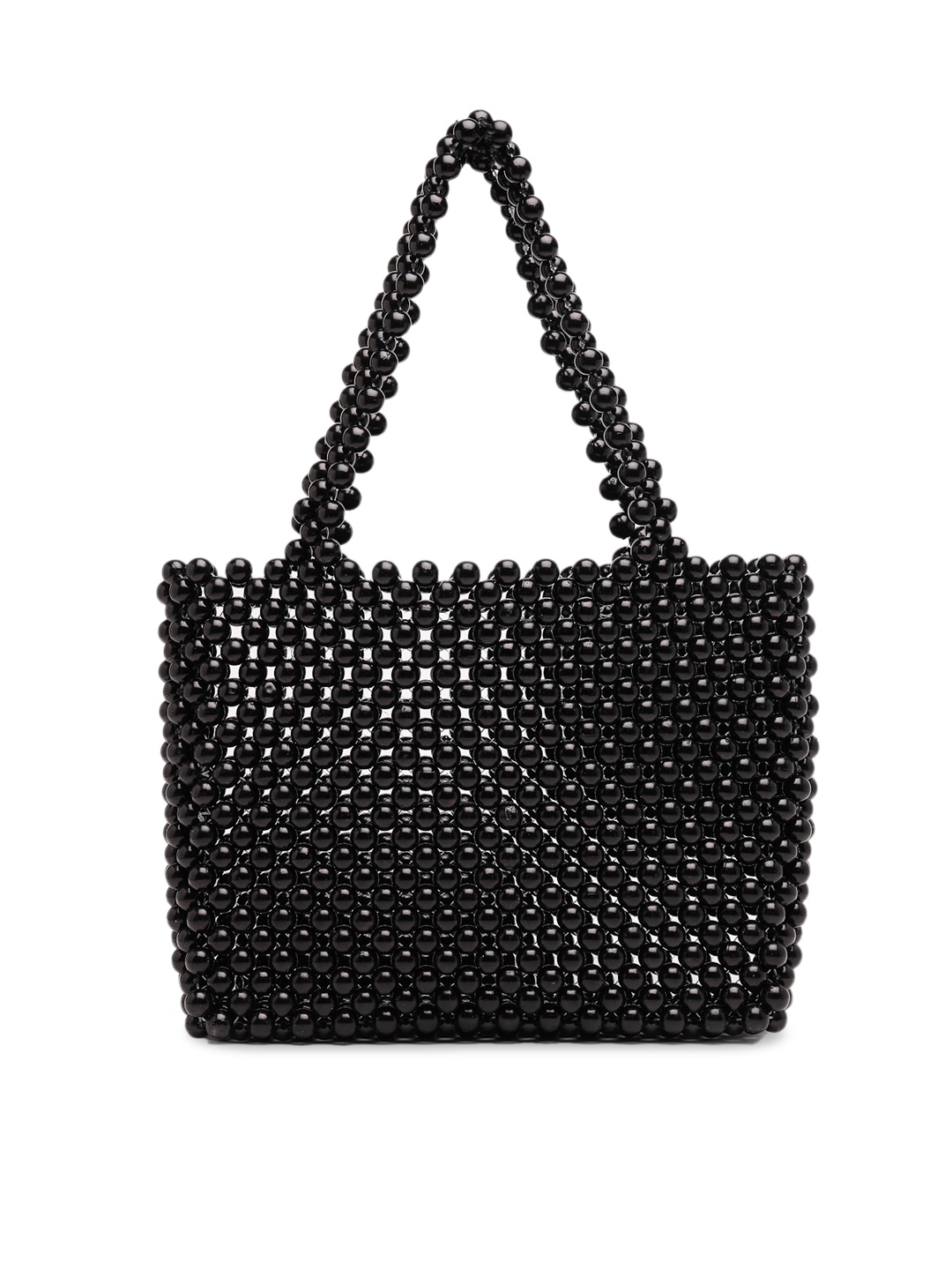 

AQUATAN Textured Structured Handheld Bag, Black