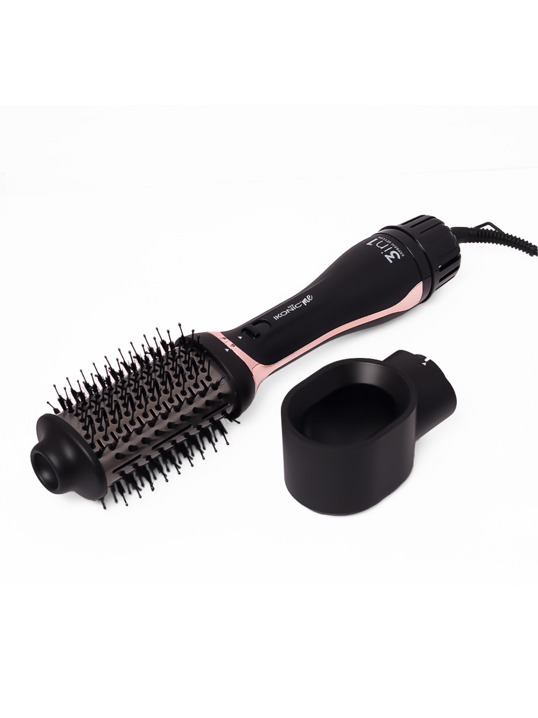 

Ikonic Me 3 In 1 Dryer Volumiser & Styler Express Hair Styler - Black & Grey