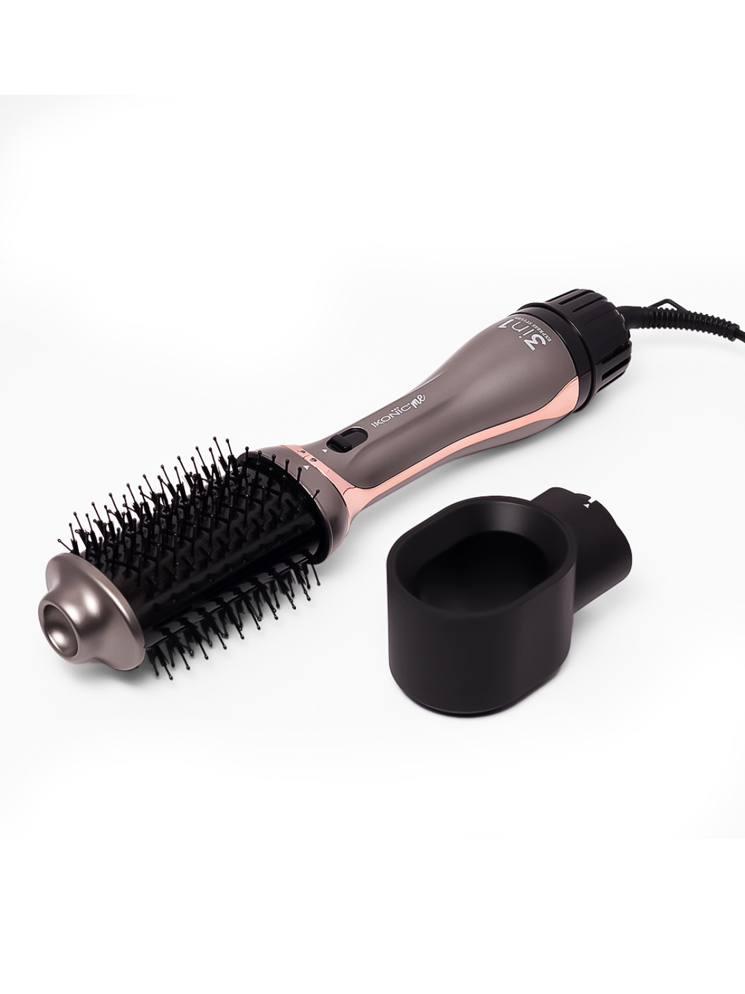 

Ikonic Me 3 In 1 Dryer Volumiser & Styler Express Hair Styler - Grey & Black