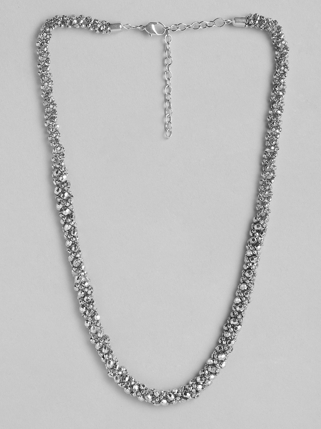 

RICHEERA Brass Silver-Plated Necklace