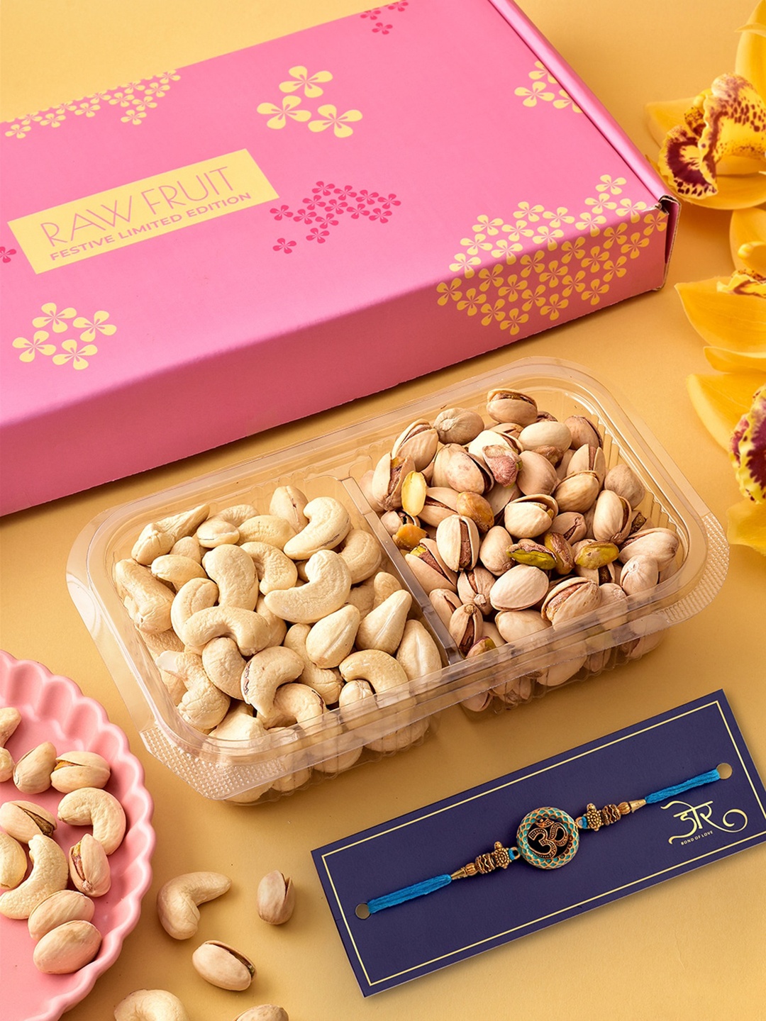 

RawFruit Dryfruit With Rakhi, Blue