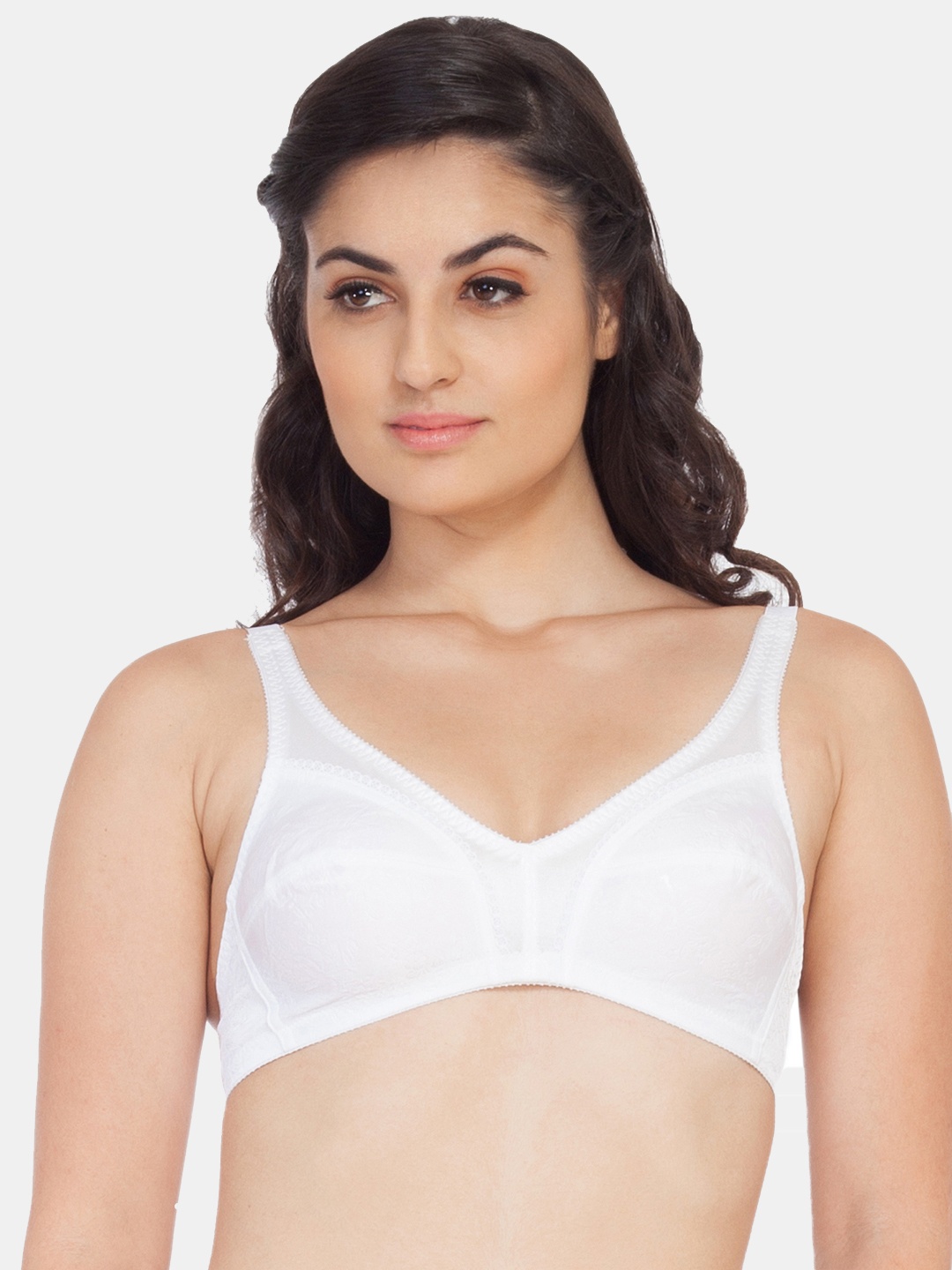 

Soie Non-Padded Full Coverage Everyday Bra With All Day Comfort, White