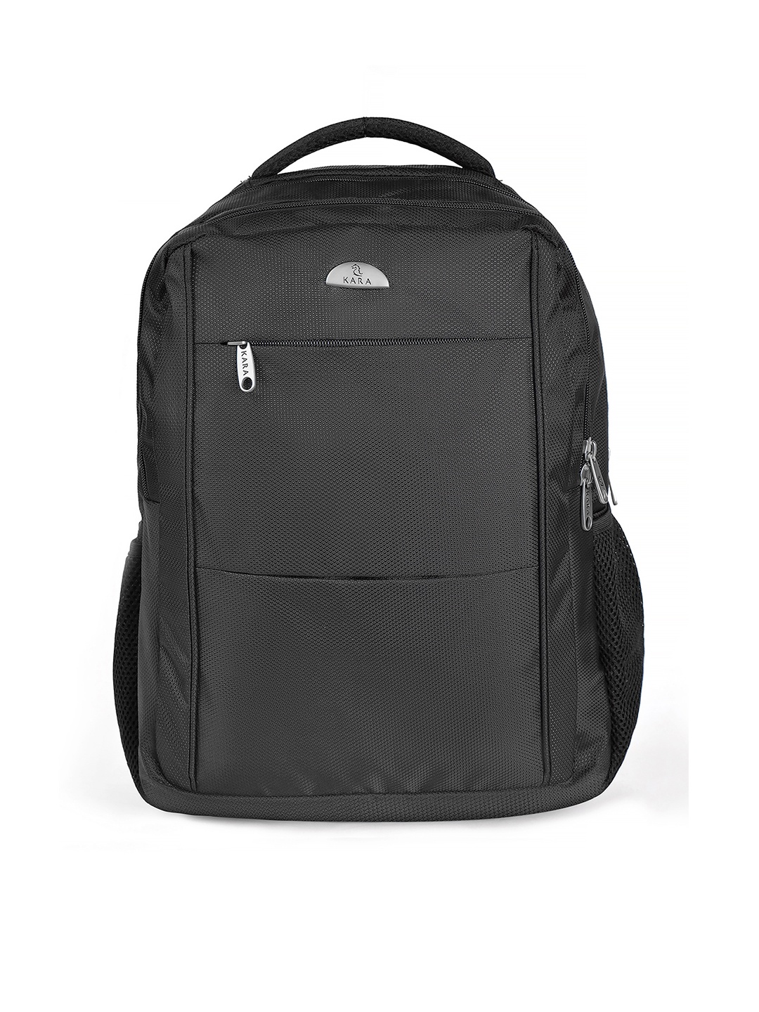 

Kara Men Textured Backpack, Black