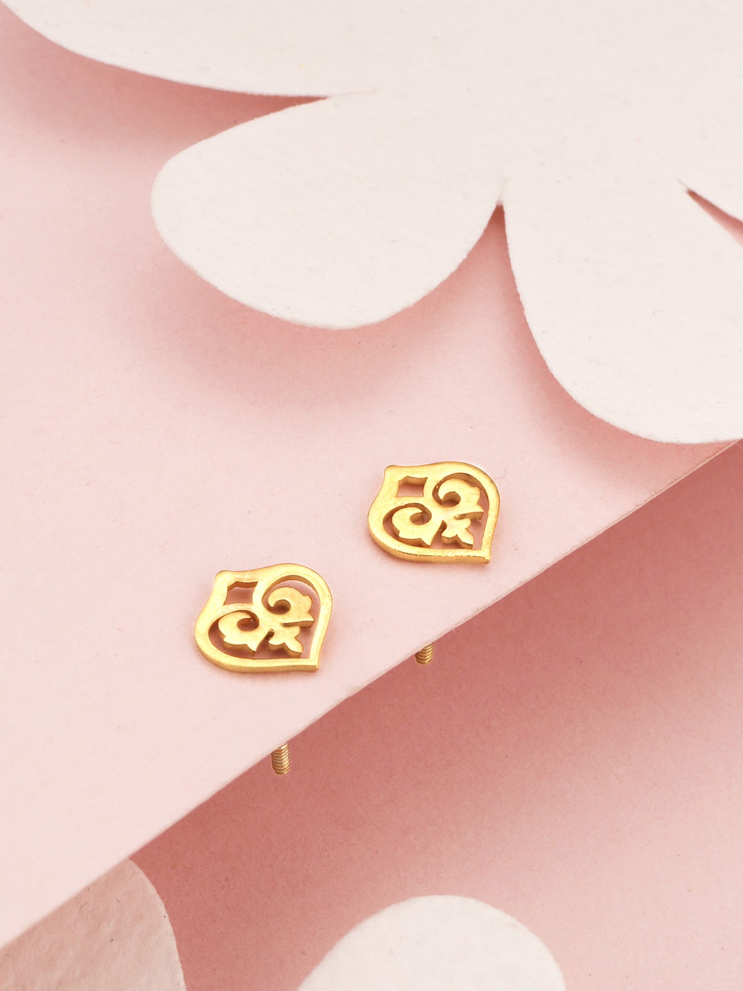 

GIVA 925 Sterling Silver Gold Plated Studs Earrings