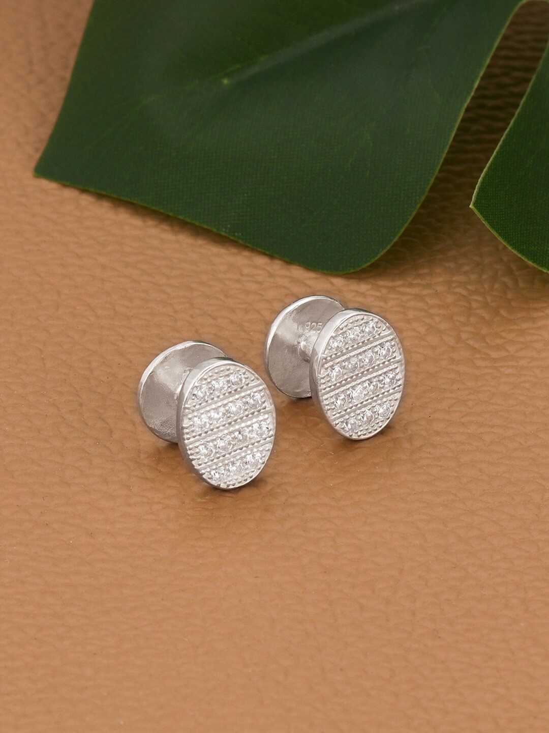 

GIVA Rhodium-Plated 925 Sterling Silver Cufflink