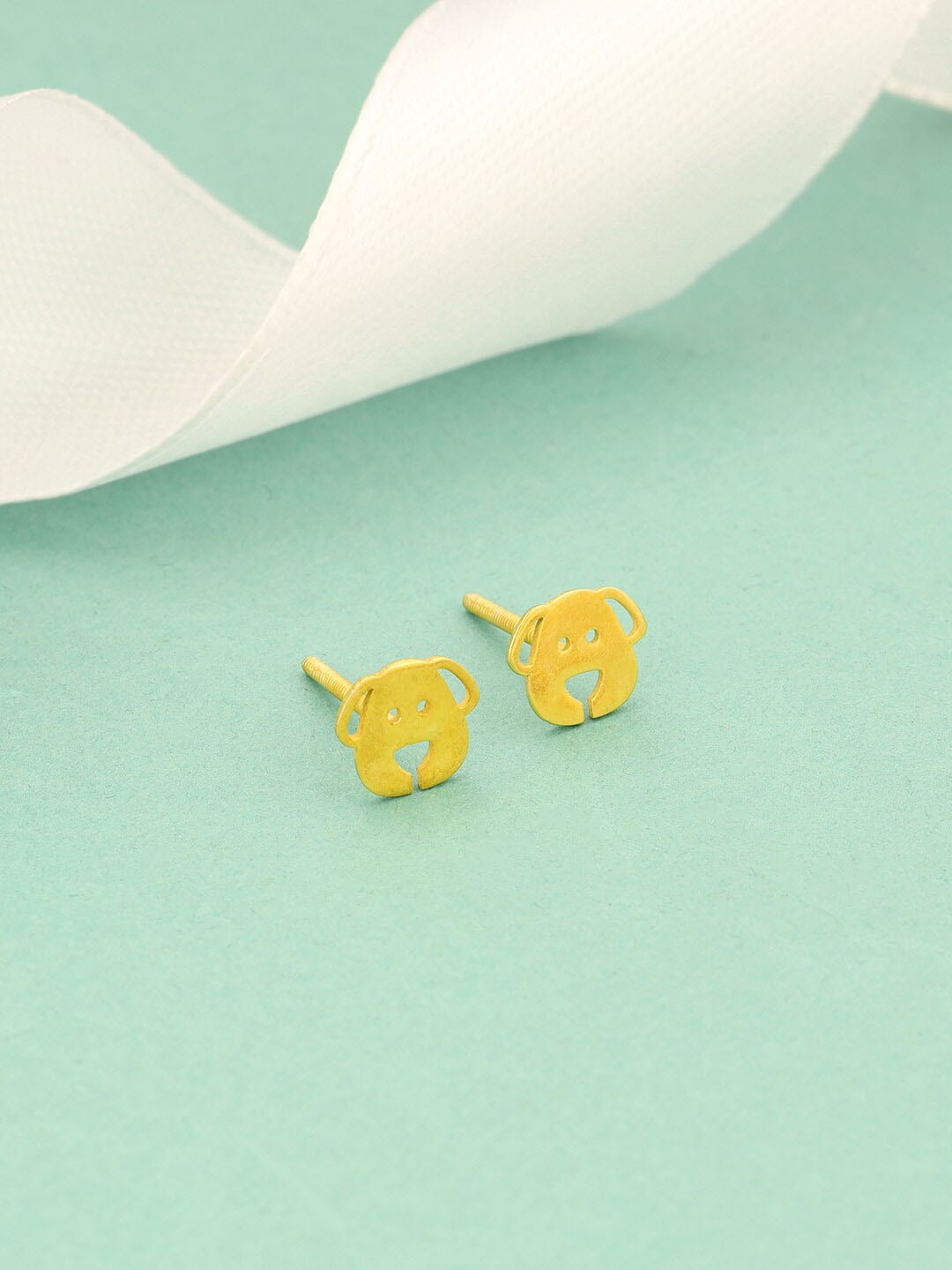 

GIVA 925 Sterling Silver Gold Plated Studs Earrings