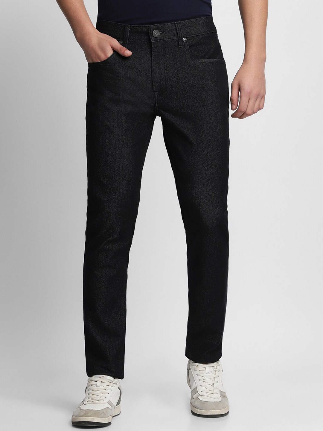 

Dennis Lingo Men Slim Fit Stretchable Jeans, Black