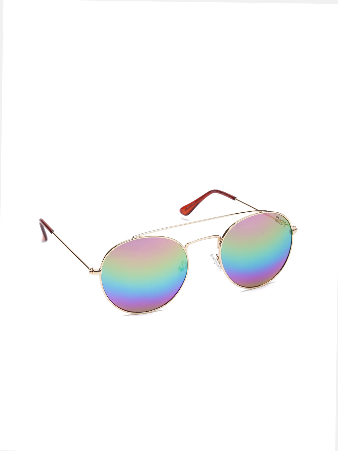

Kenneth Cole Women Round Mirrored Sunglasses KC2766 53 32U, Multi