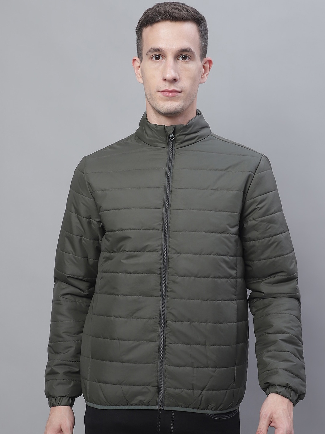 

HOUSE OF VEDAS Lightweight Puffer Jacket, Olive