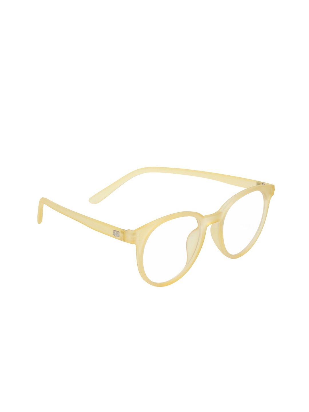 

SCAGLIA Unisex Round Sunglasses With UV Protected Lens, Transparent