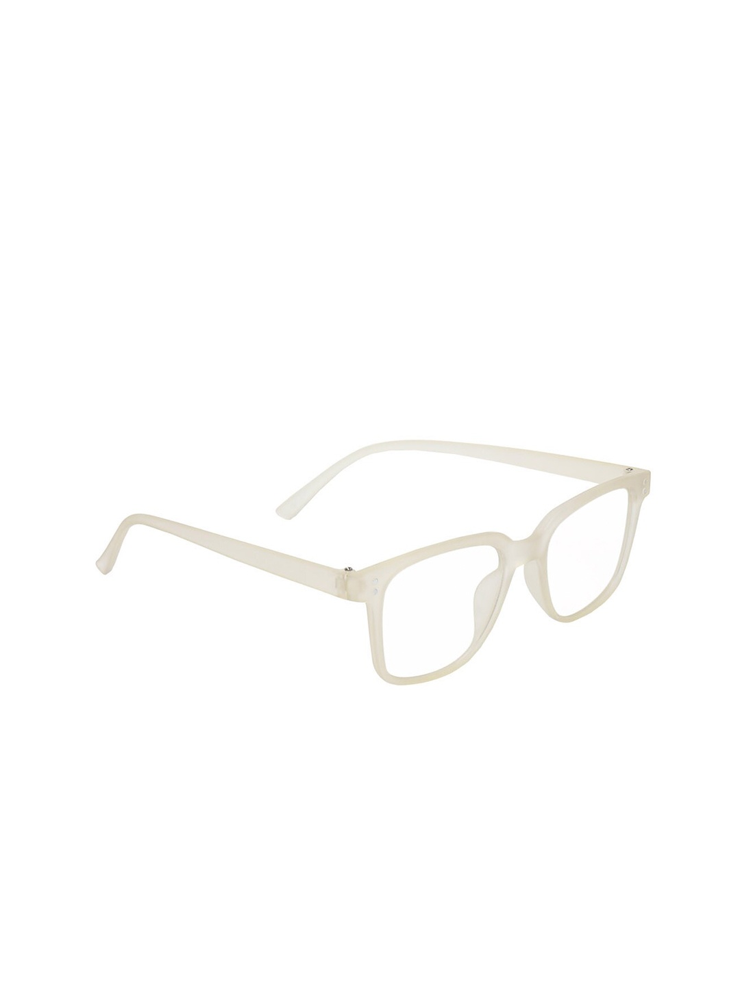 

GARTH Unisex Wayfarer Sunglasses With UV Protected Lens, Off white