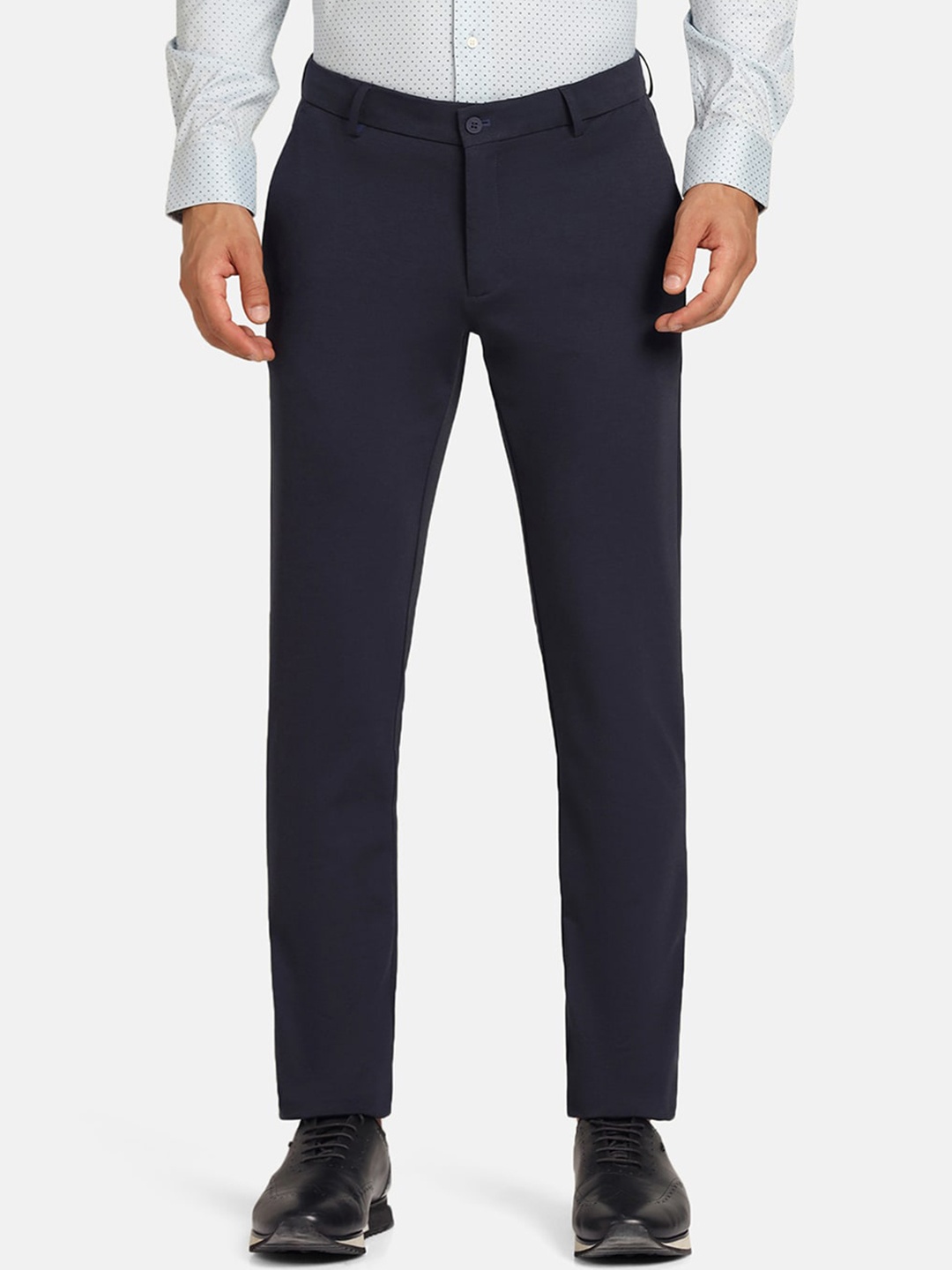 

Blackberrys TechPro Men Navy Casual Trouser, Navy blue