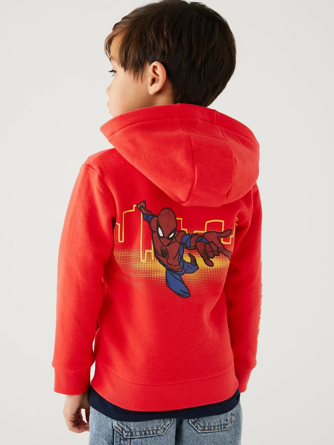 

Marks & Spencer Boys Spiderman Printed Sweatshirt, Red