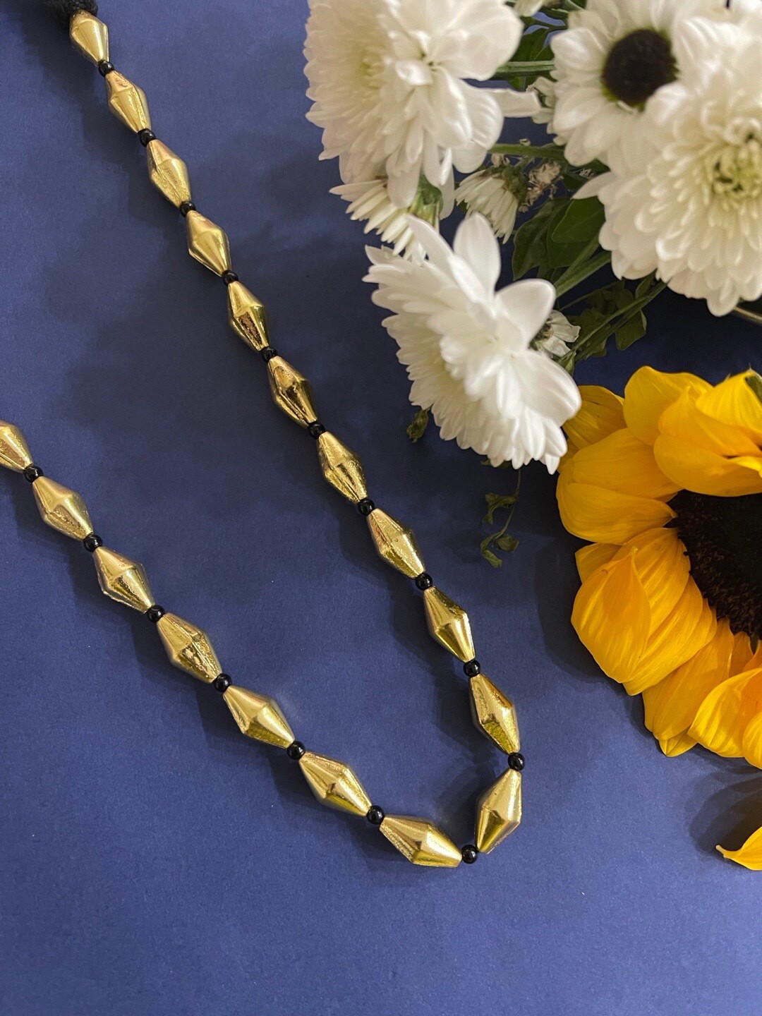 

Digital Dress Room Gold-Plated Oxidised Necklace