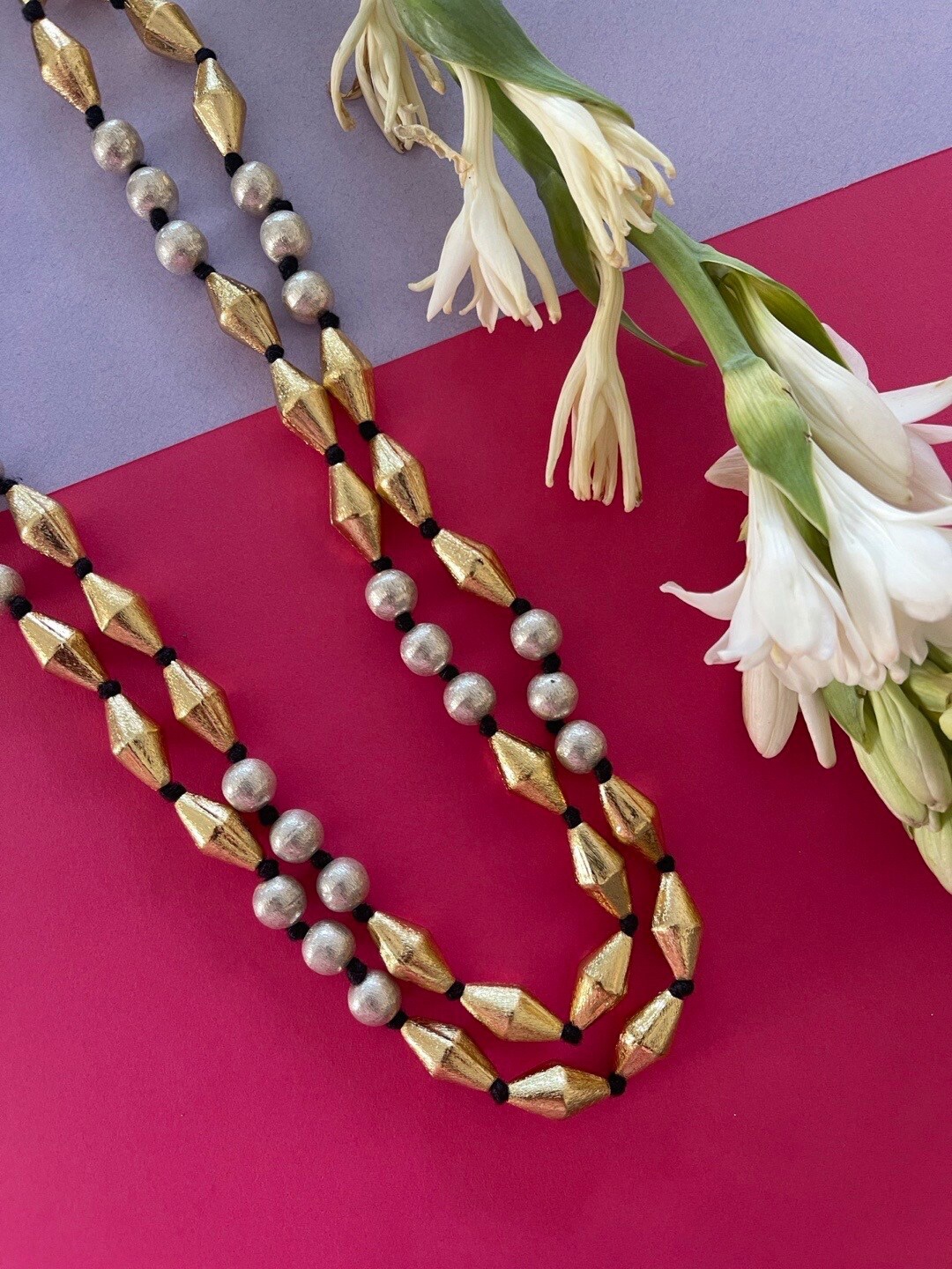 

Digital Dress Room Silver-Plated Oxidised Necklace
