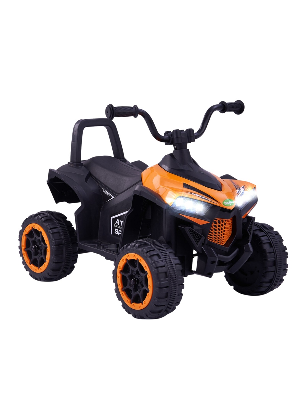 

BAYBEE Monster ATV Rechargeable Battery-Operated Ride On Electric Bike, Orange
