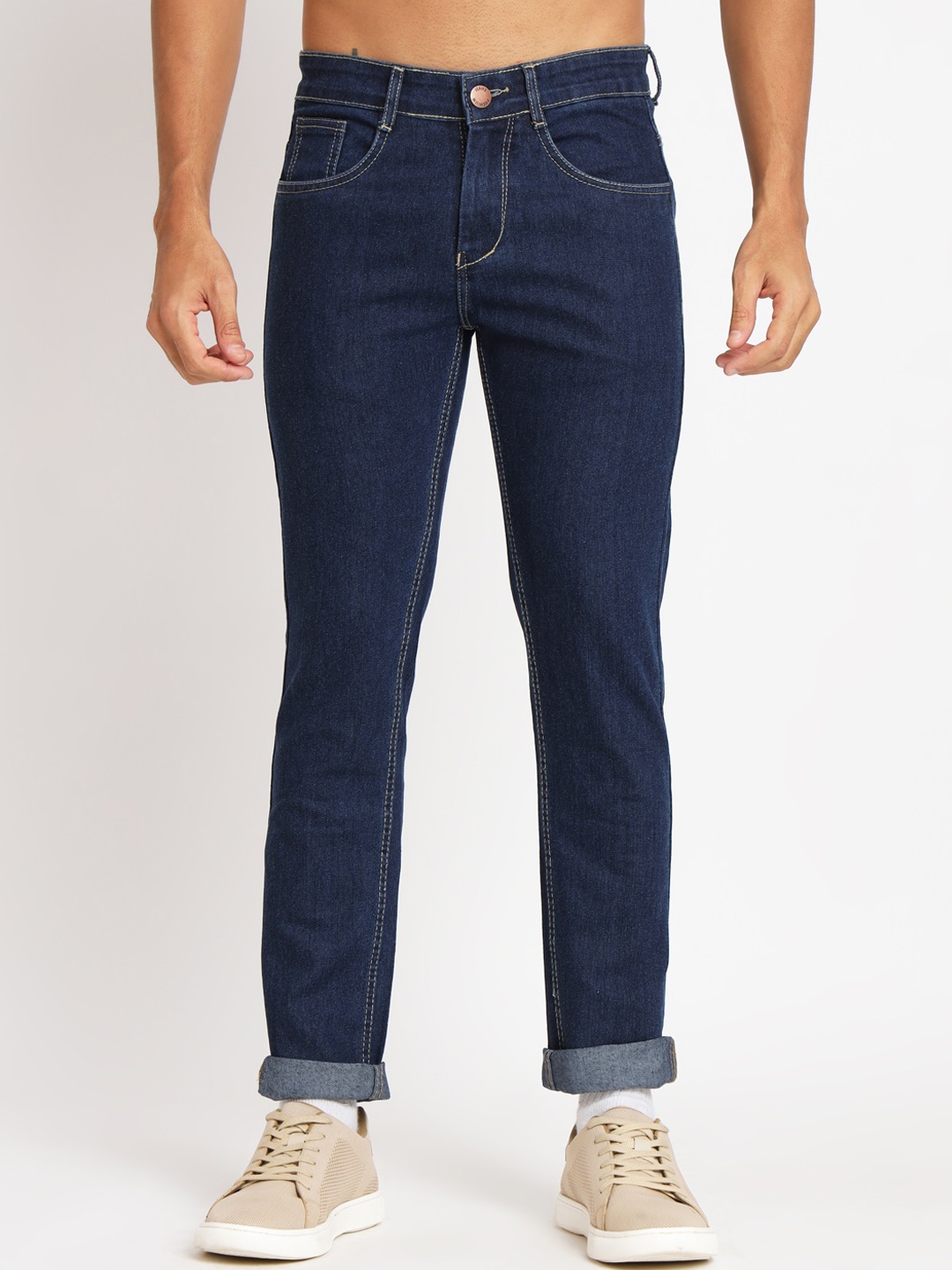 

RAGZO Men Blue Slim Fit Low-Rise Clean Look Stretchable Jeans