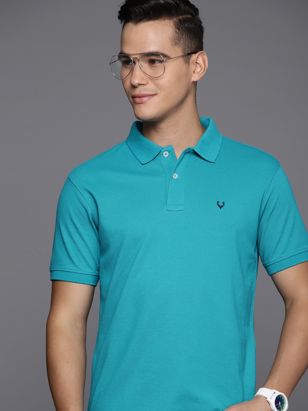 

Allen Solly Polo Collar T-shirt, Blue
