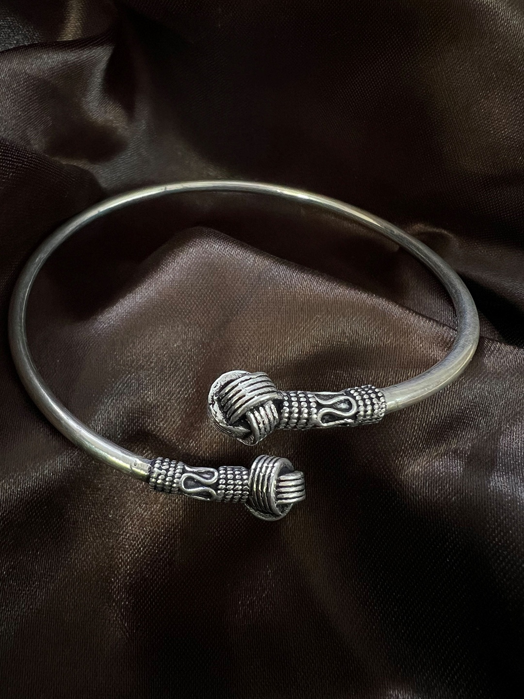 

Arte Jewels 925 Sterling Silver Anklet Kada