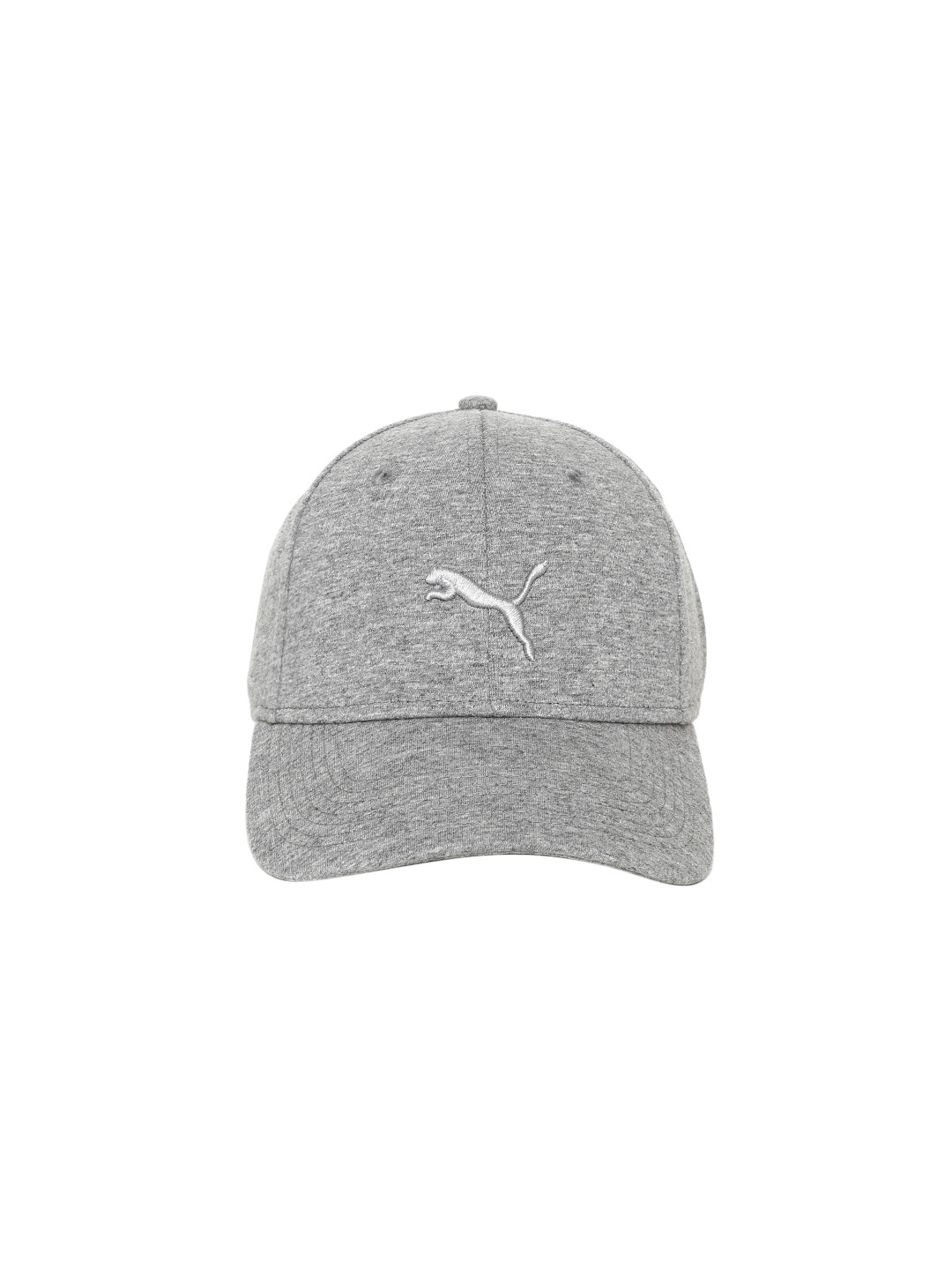 

Puma Unisex Grey Solid Stretchfit BB cat Baseball Cap