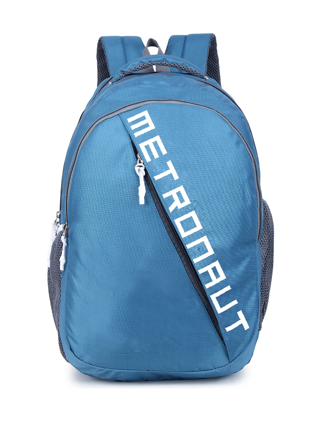 

Metronaut Unisex Brand Logo Backpack With Rain Cover, Blue