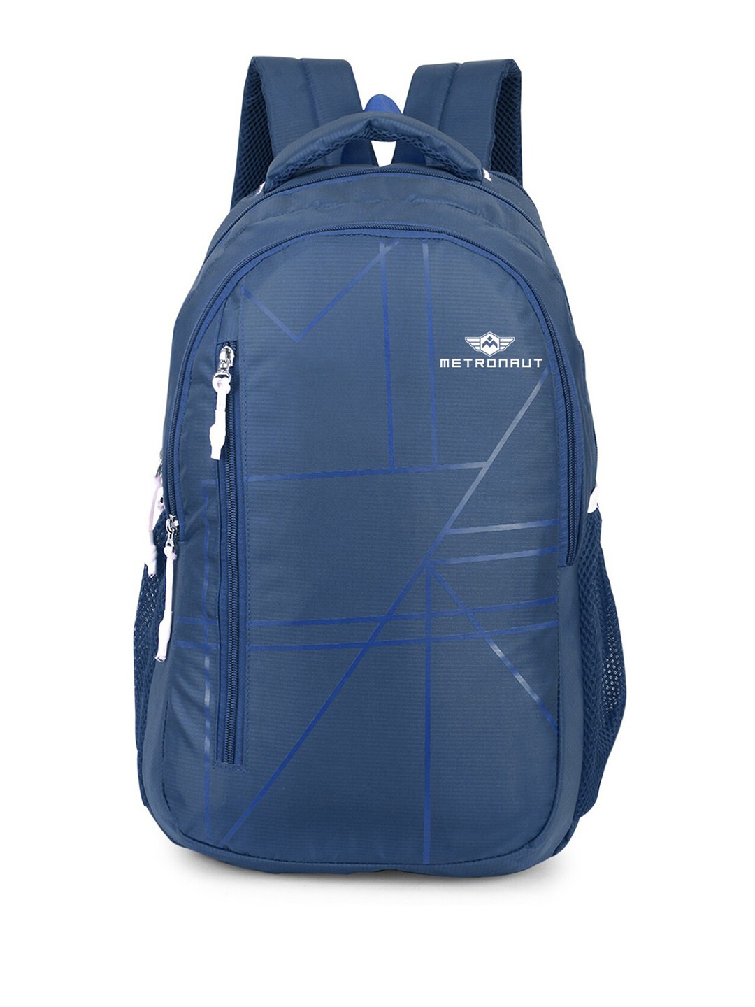 

Metronaut Unisex Brand Logo Backpack, Navy blue