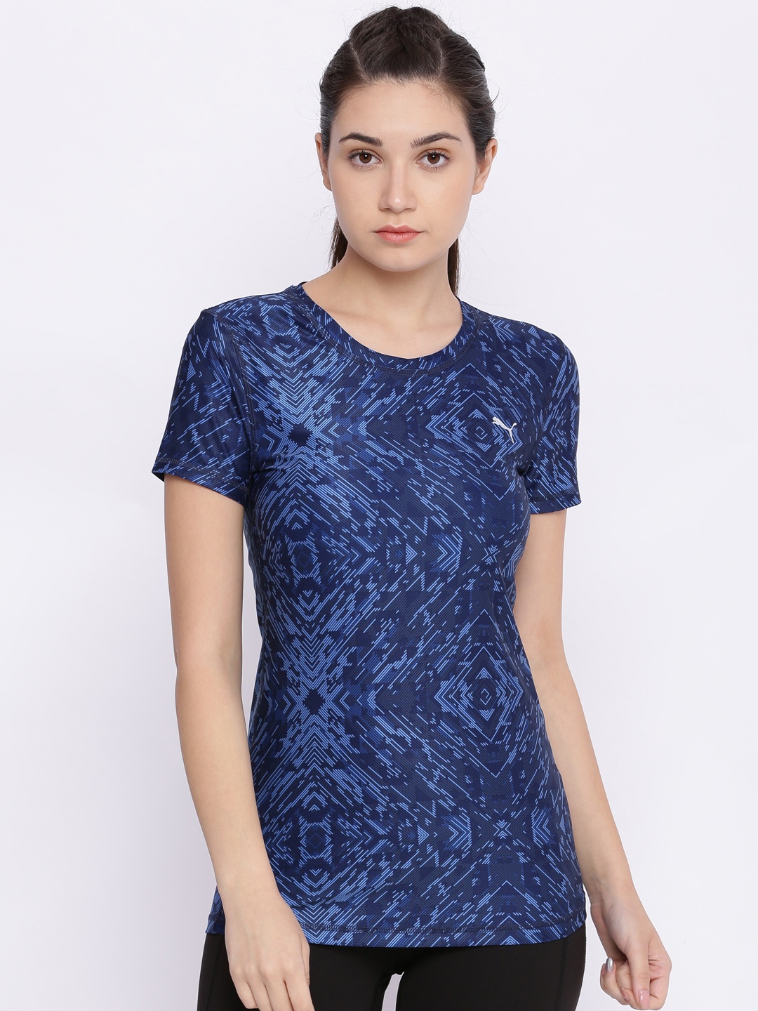

Puma Women Blue Essential Graphic T-shirt