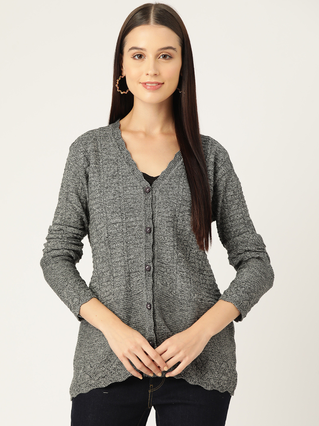 

American Eye Self Designed Cardigan, Grey