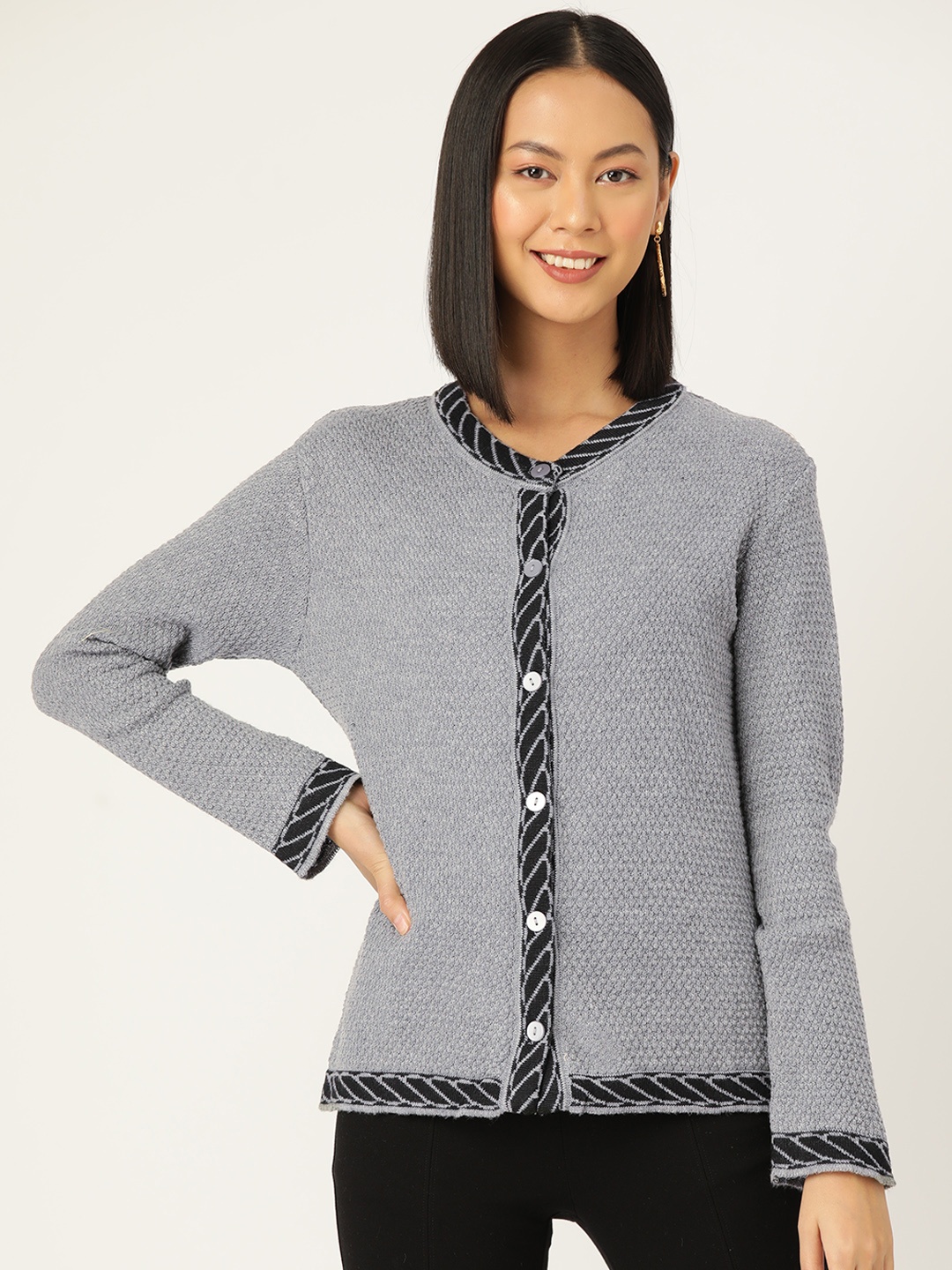 

American Eye Self Designed Cardigan, Grey
