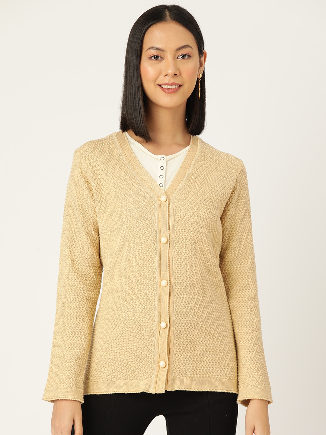 

American Eye Self Designed Cardigan, Beige