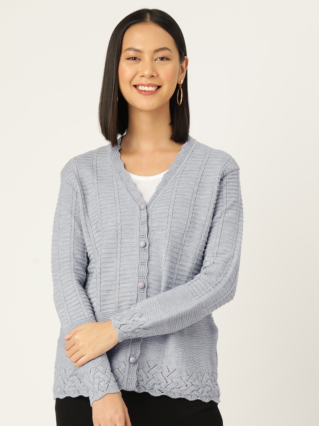 

American Eye Self-Designed Cardigan, Grey