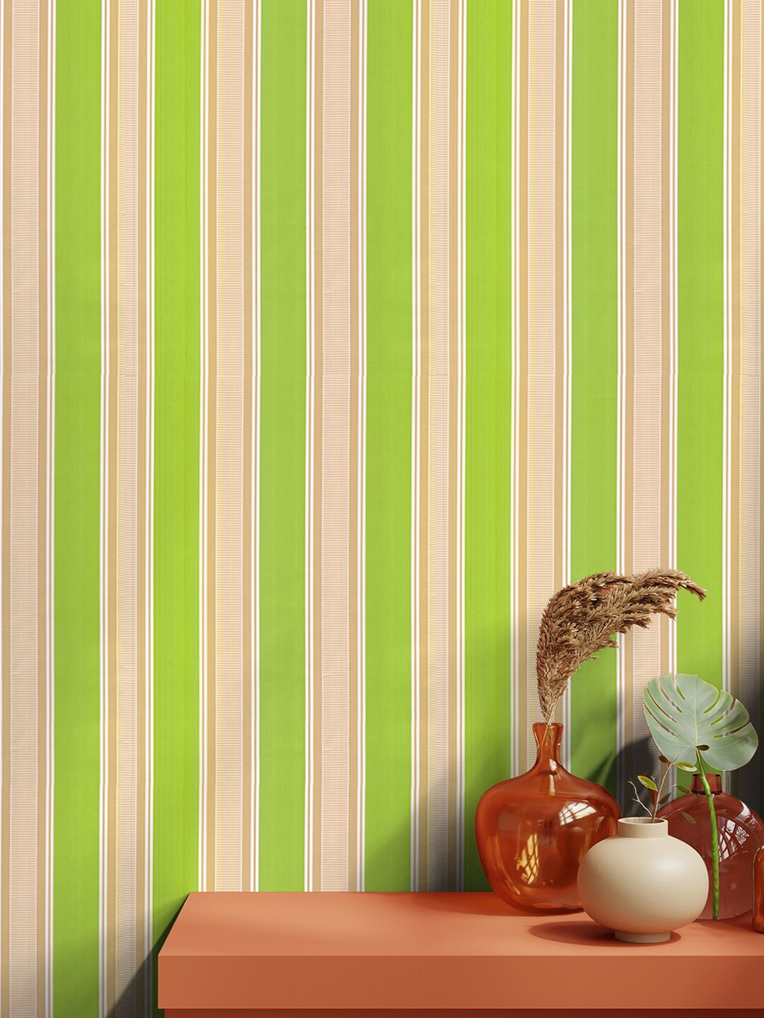 

Asian Paints ezyCR8 Self-Adhesive Peel & Stick Wallpaper (45 x 500 cm), Brown