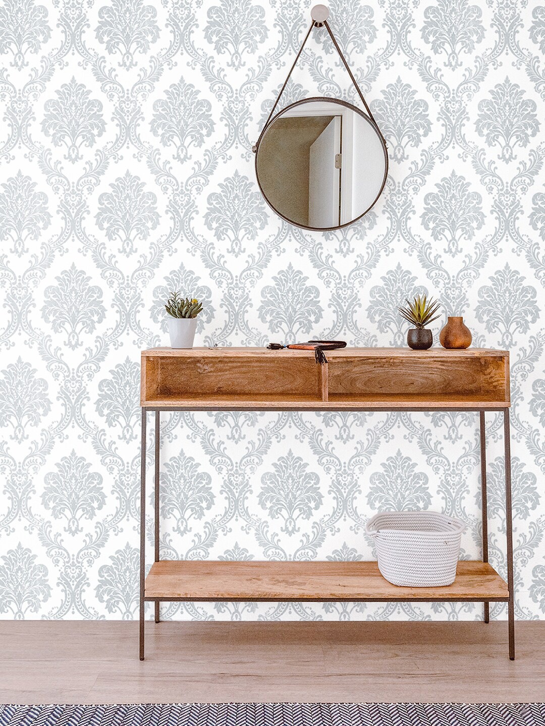 

Asian Paints ezyCR8 Self-Adhesive Peel & Stick Wallpaper (45 x 500 cm), White