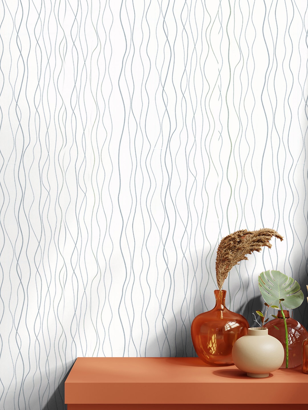 

Asian Paints ezyCR8 Self-Adhesive Peel & Stick Wallpaper (45 x 500 cm), White