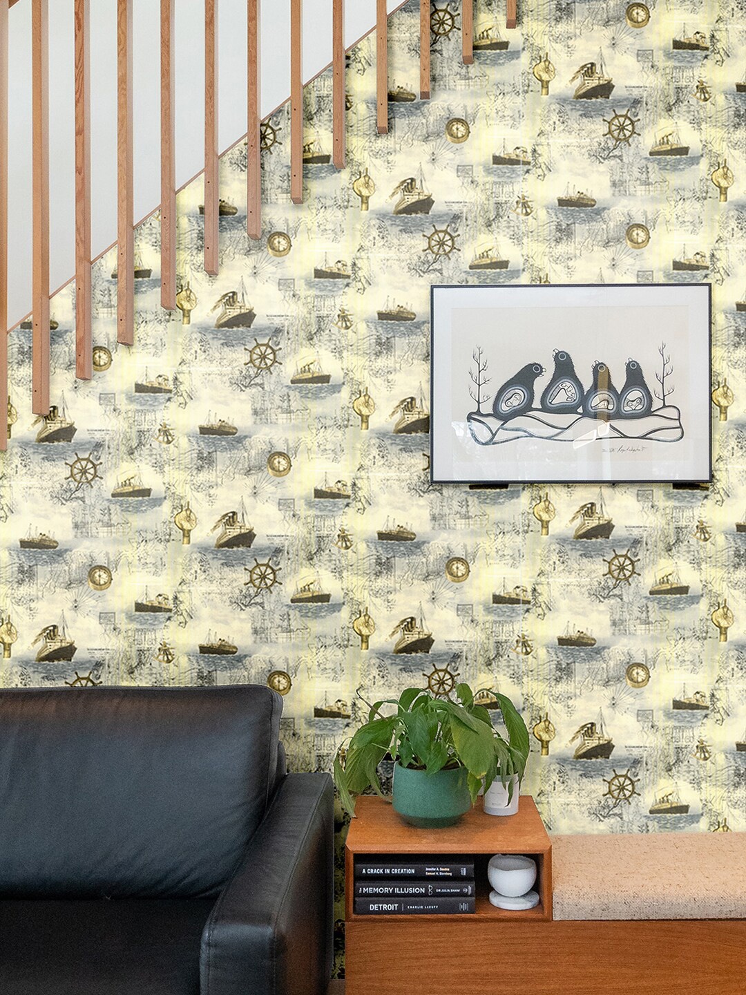 

Asian Paints ezyCR8 Self-Adhesive Peel & Stick Wallpaper (45 x 500 cm), Yellow