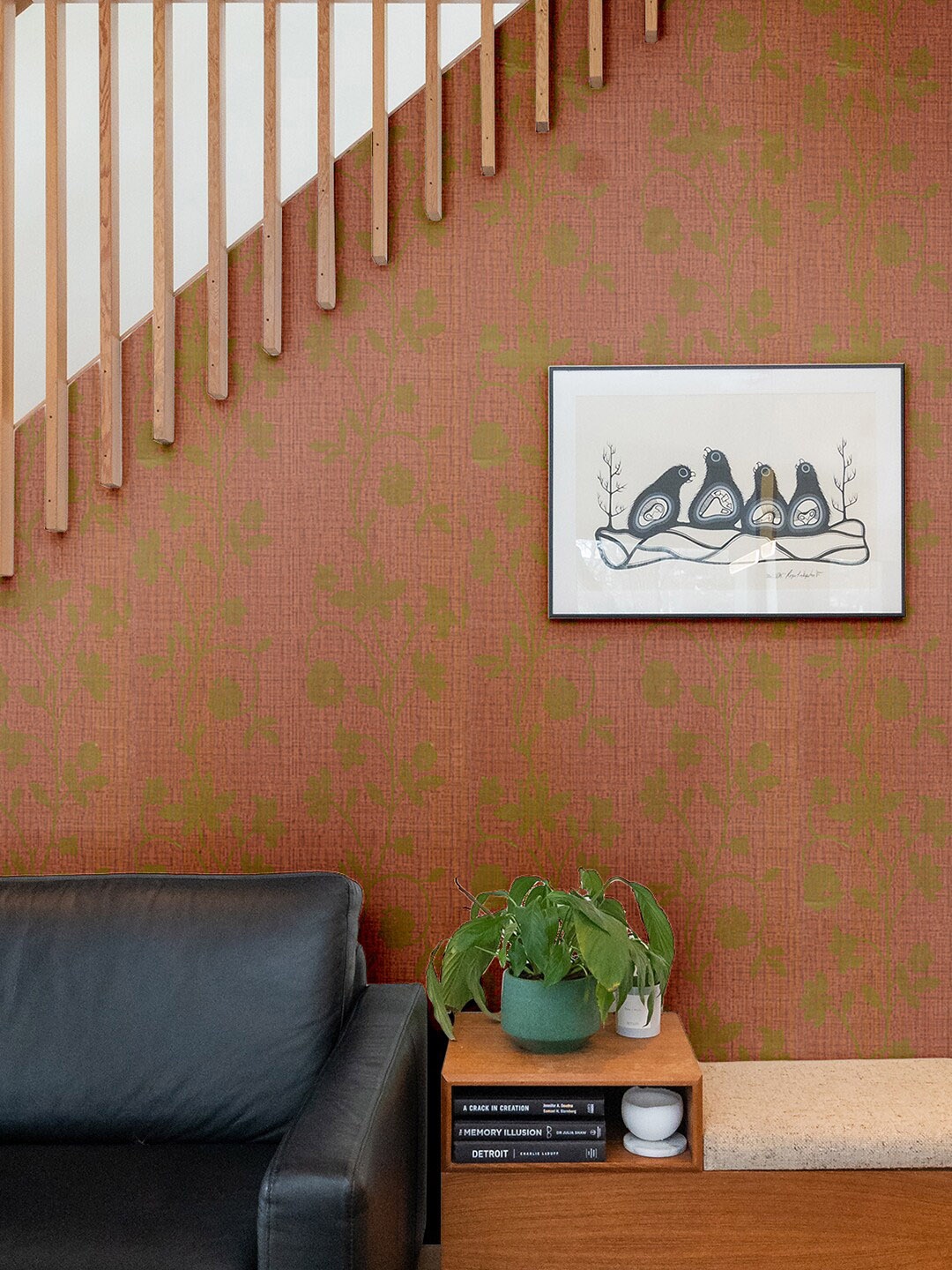

Asian Paints ezyCR8 Self-Adhesive Peel & Stick Wallpaper (45 x 500 cm), Brown